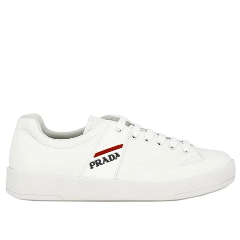 prada sneakers bianca alta|prada shoes.